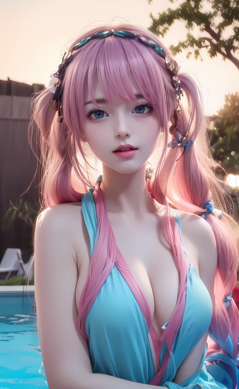 粉色的魔法少女