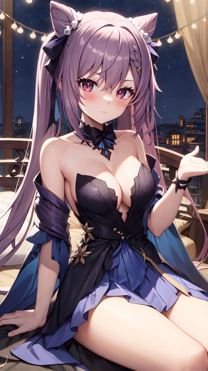 原神刻晴壁纸原图#动漫壁纸# #原神# #二次元美图# #手机壁纸# #ai