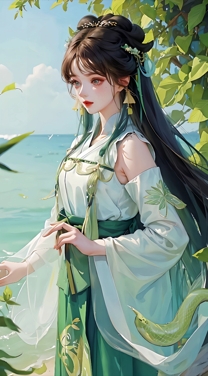 好看的青蛇壁纸来咯