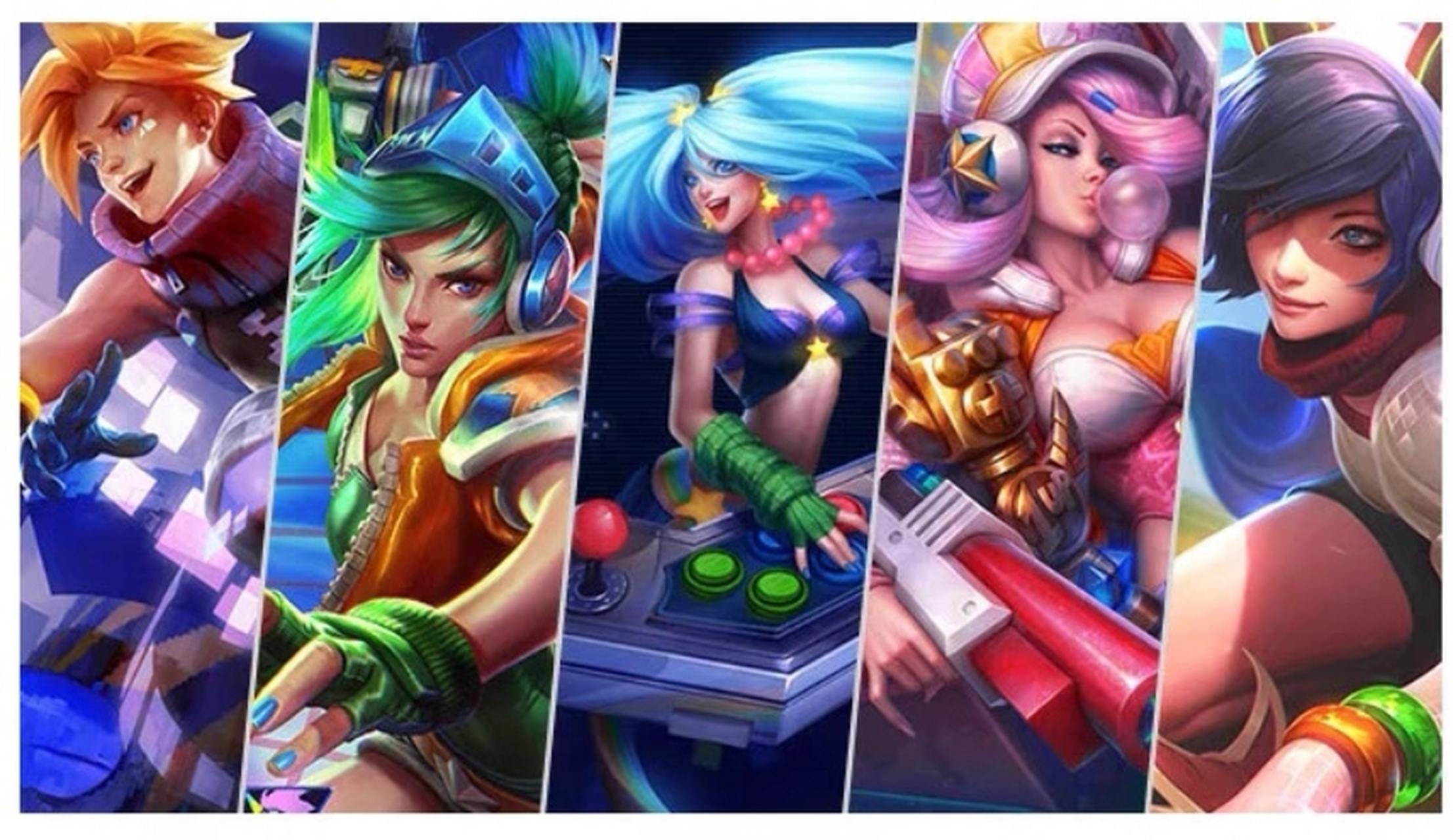 lol英雄联盟电玩手办阿狸锐雯女枪ez琴女模型公仔礼物摆件玩具!