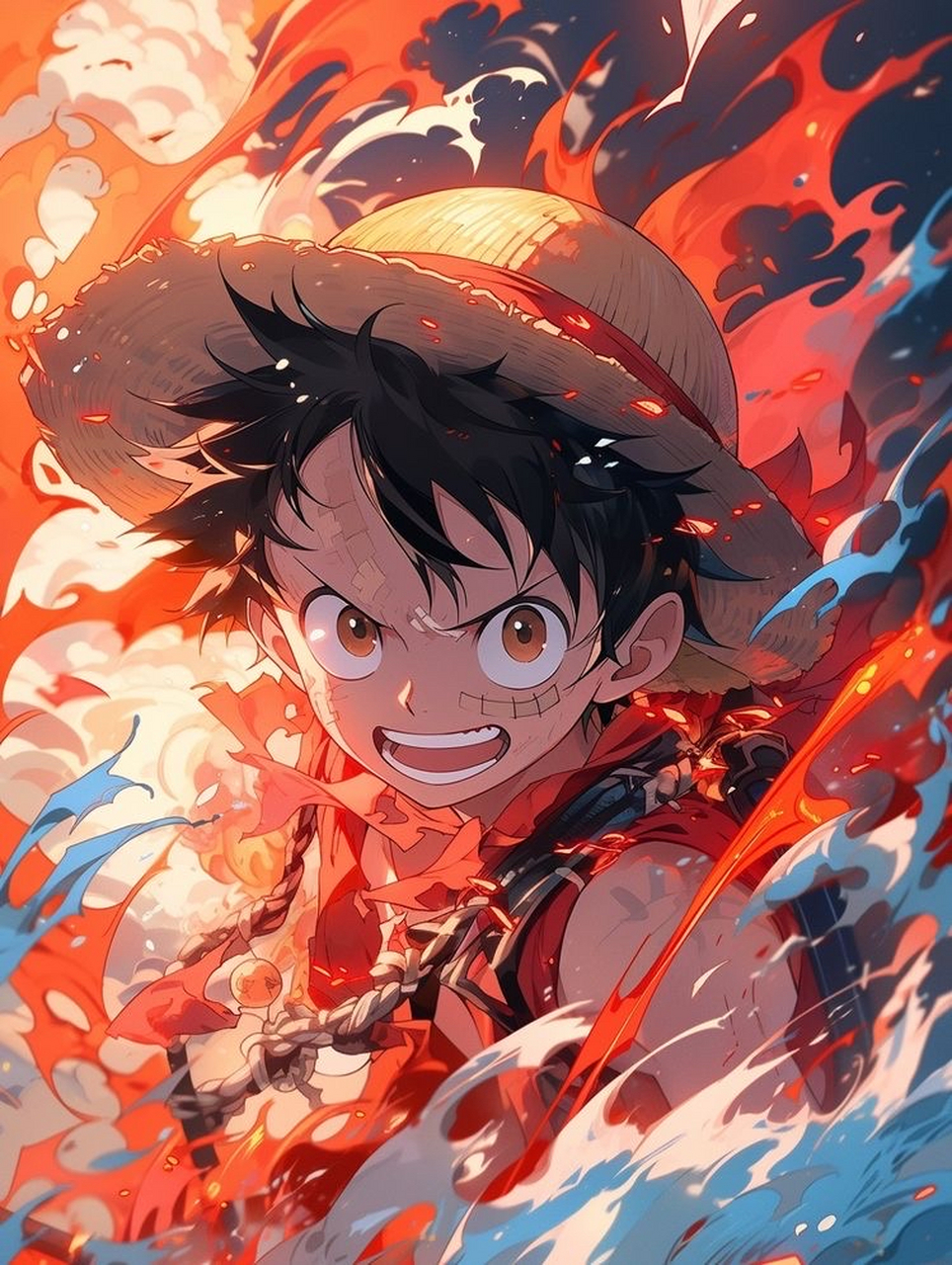 动漫# #海贼王#  草帽少年,热血无敌[前面的别走] 周五了,冲冲场