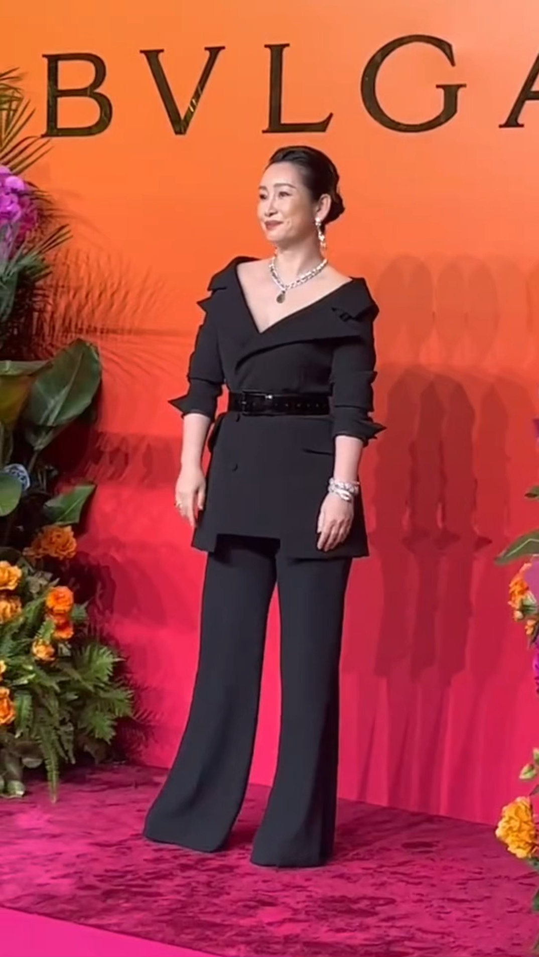 秦海璐出席宝格丽活动有气质有魅力