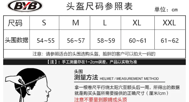 头围57cm应买m号还是l号头盔