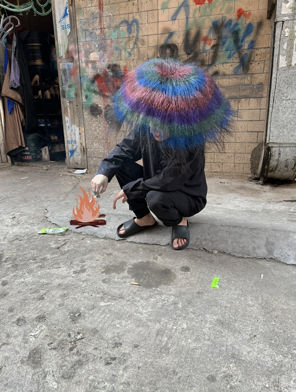 最新款杀马特家族封神之作 暂时命名(头顶彩虹一片天)发量有条件的小