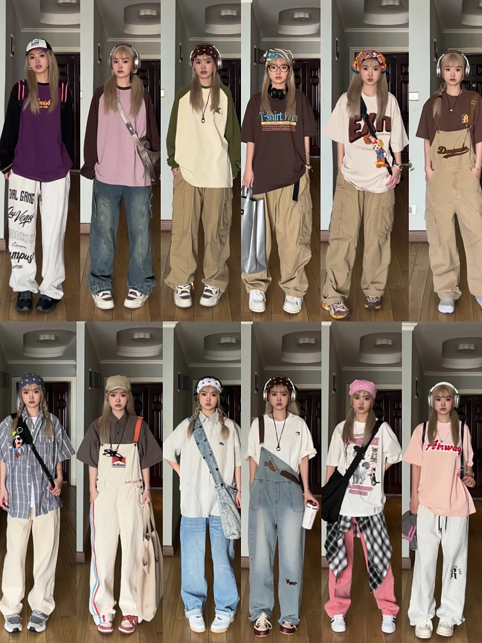 嘻哈风穿搭合集,做个酷酷的hiphop女孩