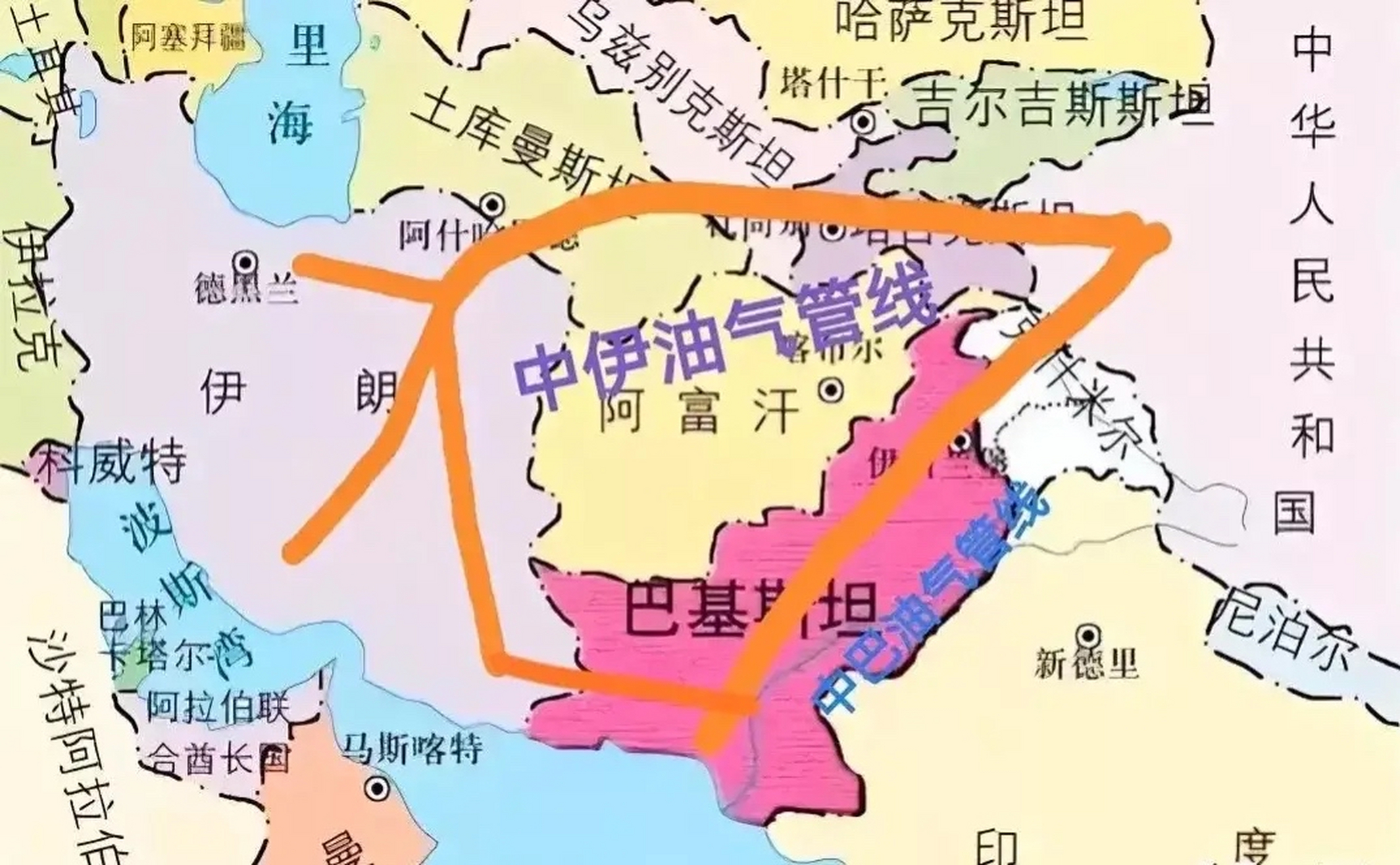 据说为什么不和伊朗沟通建立中伊油气管道?