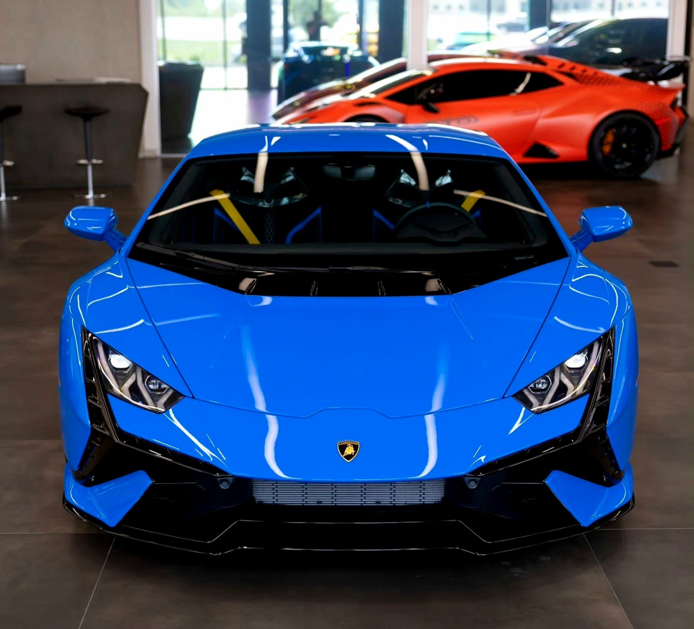 兰博基尼 蓝色huracan #兰博基尼huracan