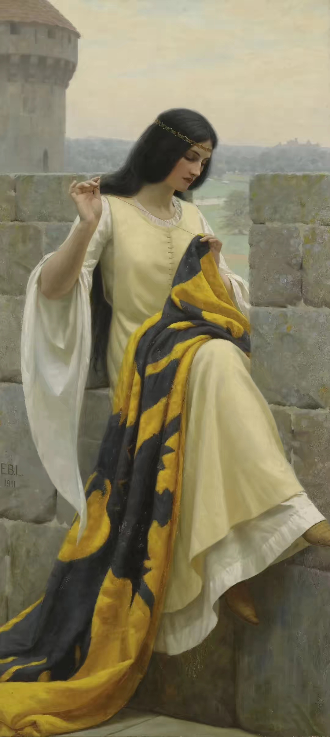 画家‖埃德蒙·布莱尔·莱顿(edmund blair leighton)