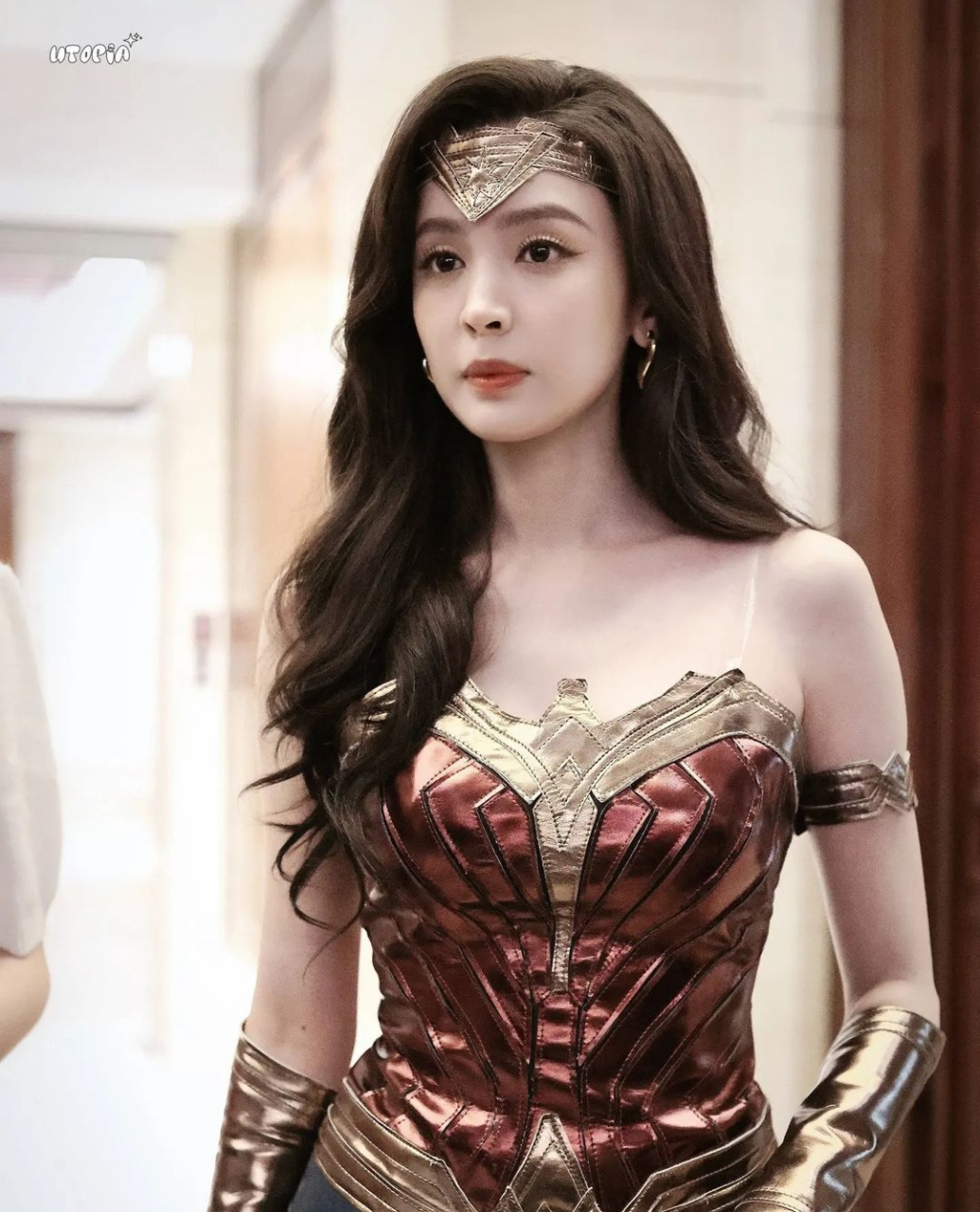 古力娜扎cosplay神奇女侠