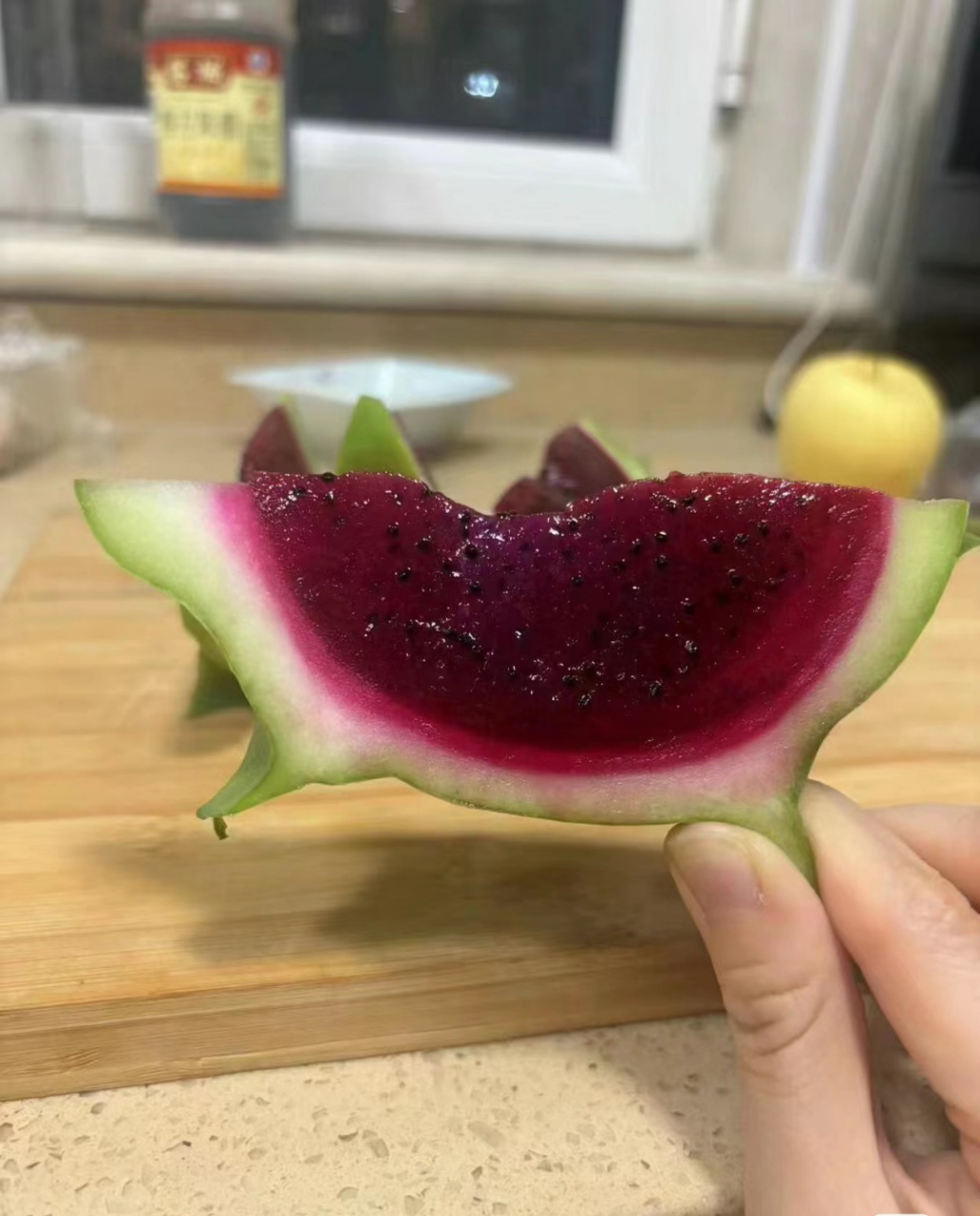 绿皮火龙果#这些热梗你知道吗#