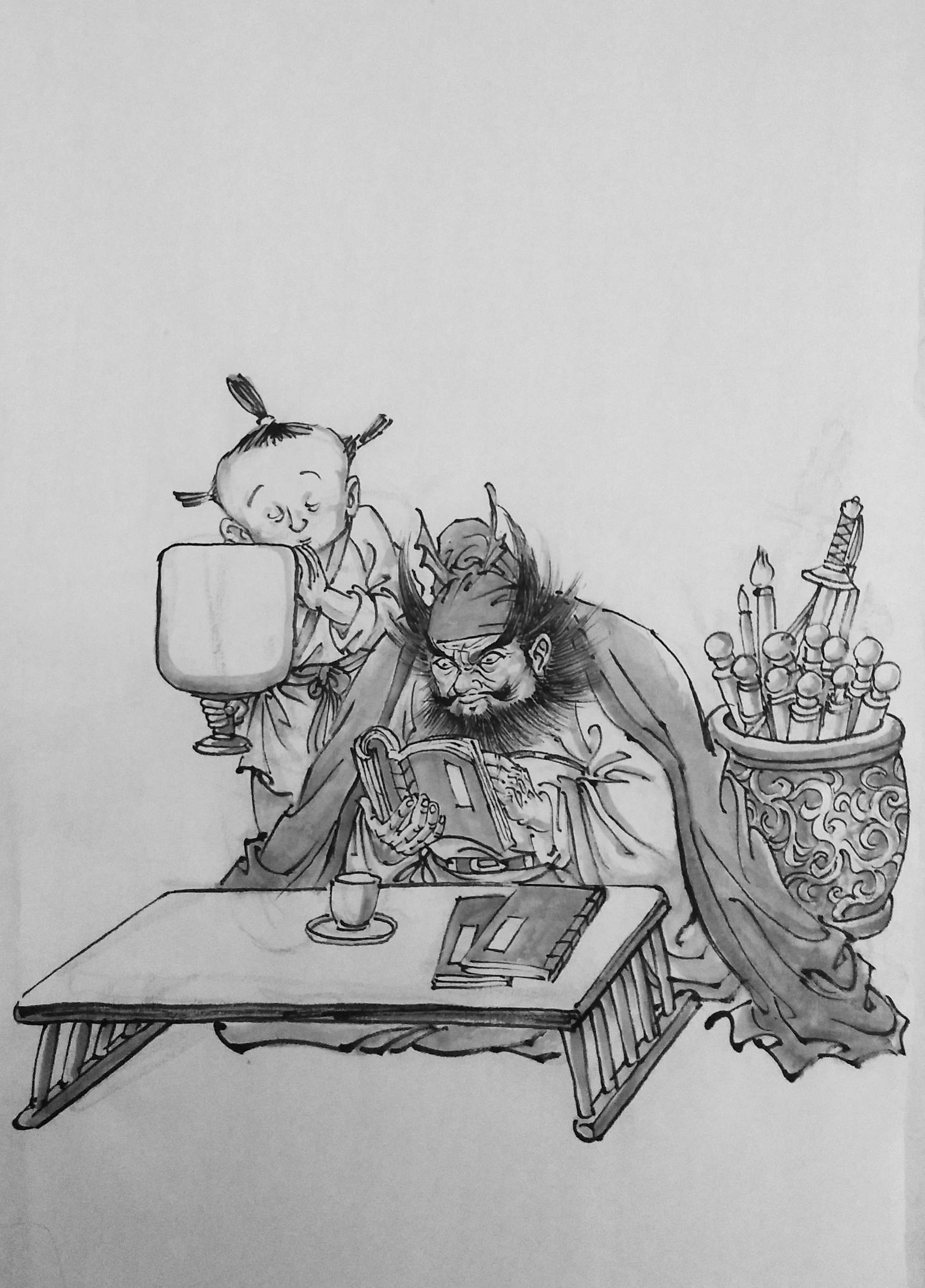 《钟馗伏魔图》