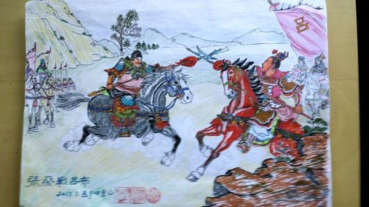 张飞大战吕布的传奇故事