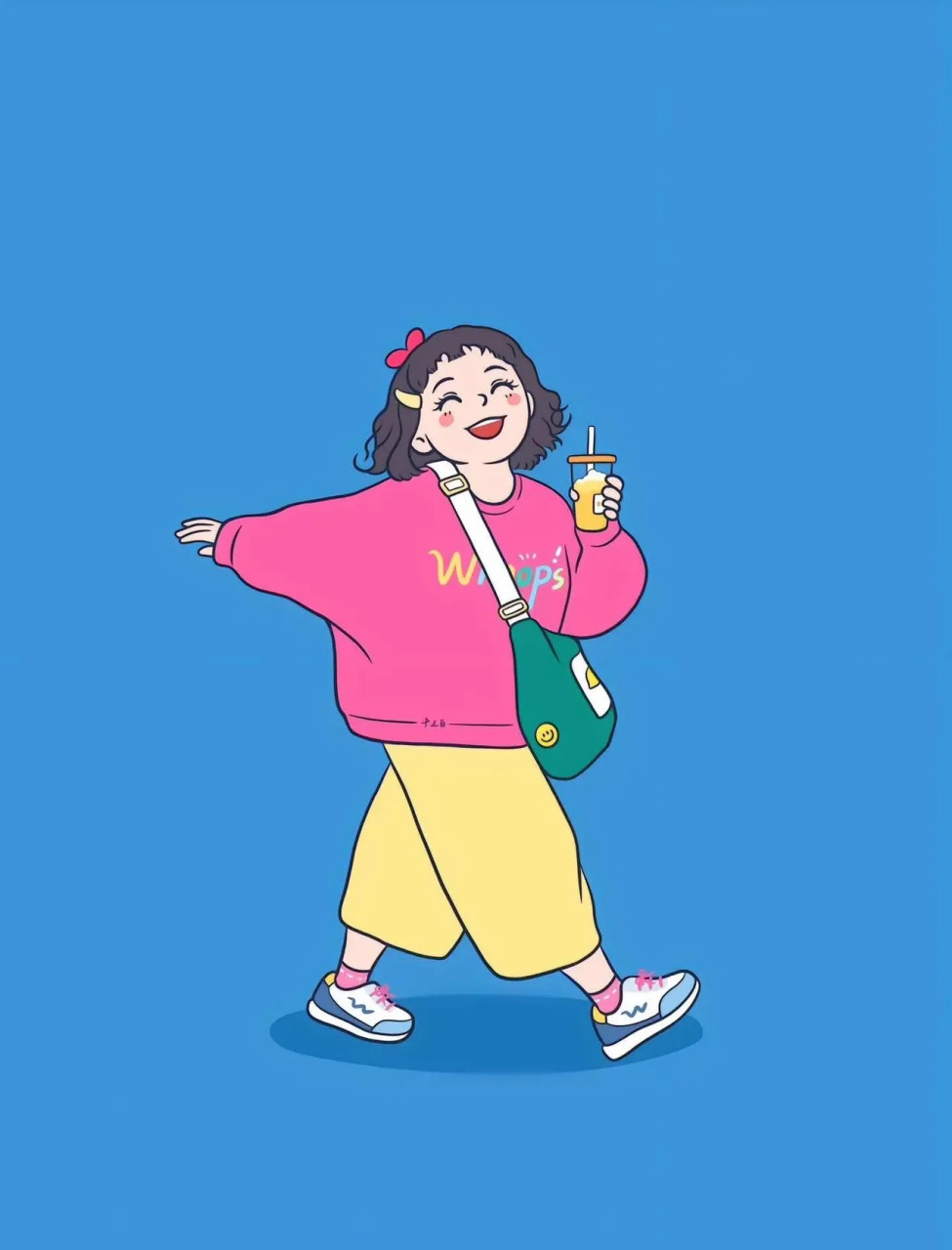 女生卡通头像,快乐的走过人生每一天