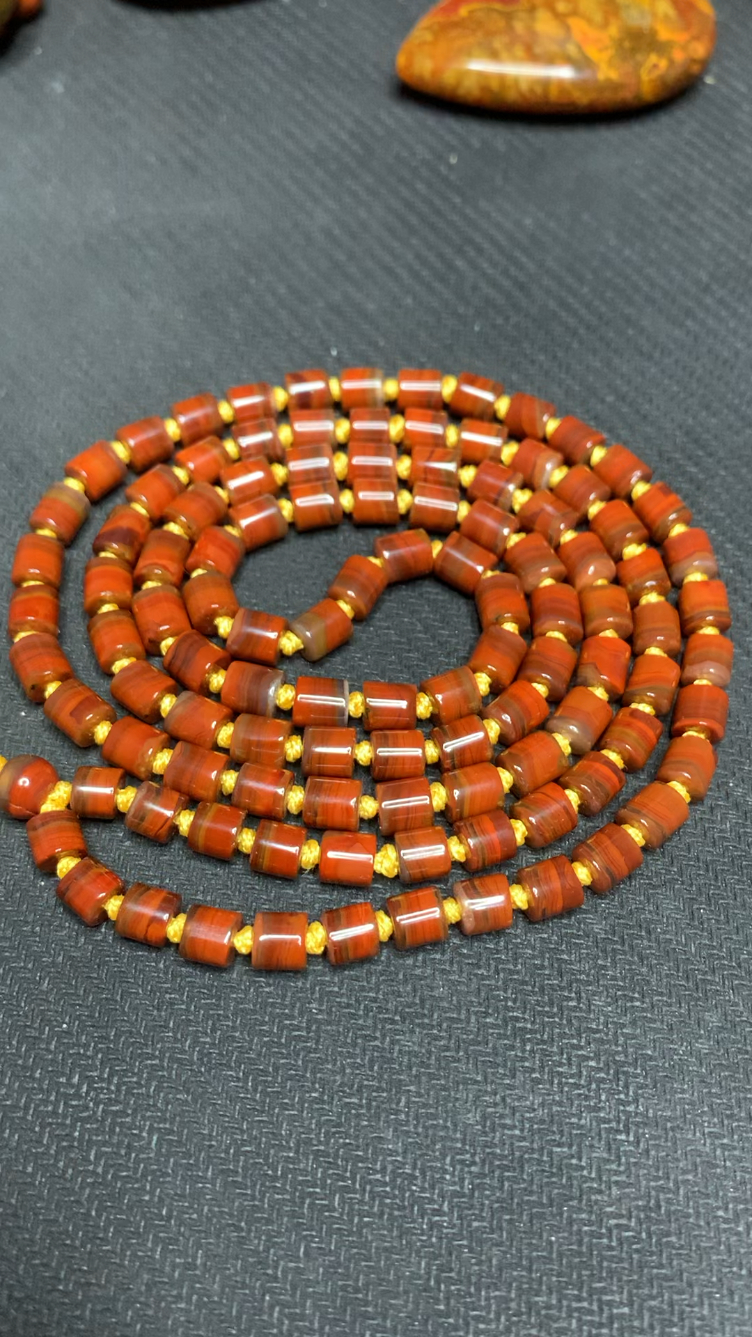 战国红玛瑙108手链项链