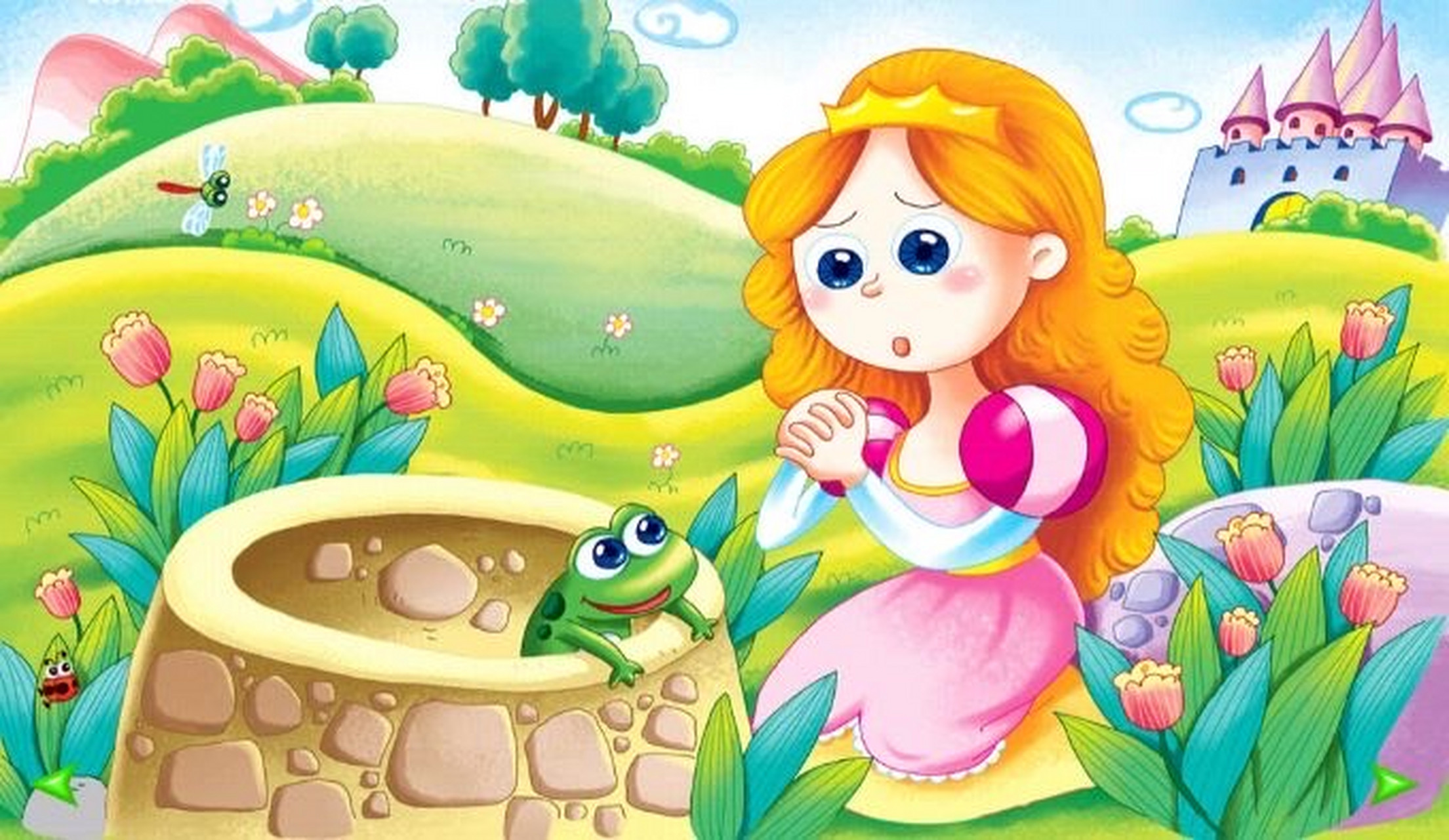 小外甥每天要打卡格林童话交作业,今天读的是青蛙王子,我看了一眼