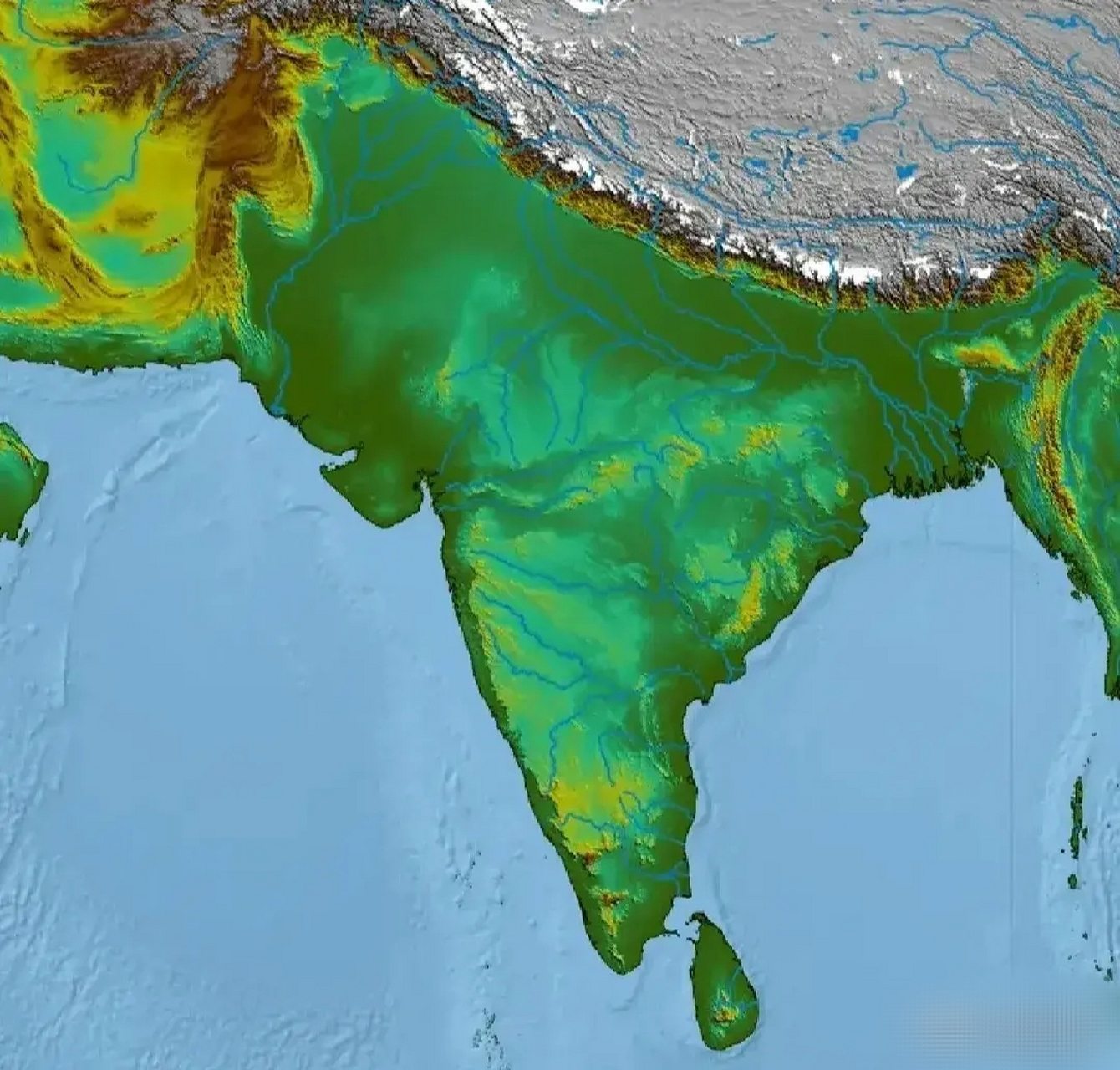 印度这一望无际的大平原真让人心生羡慕.