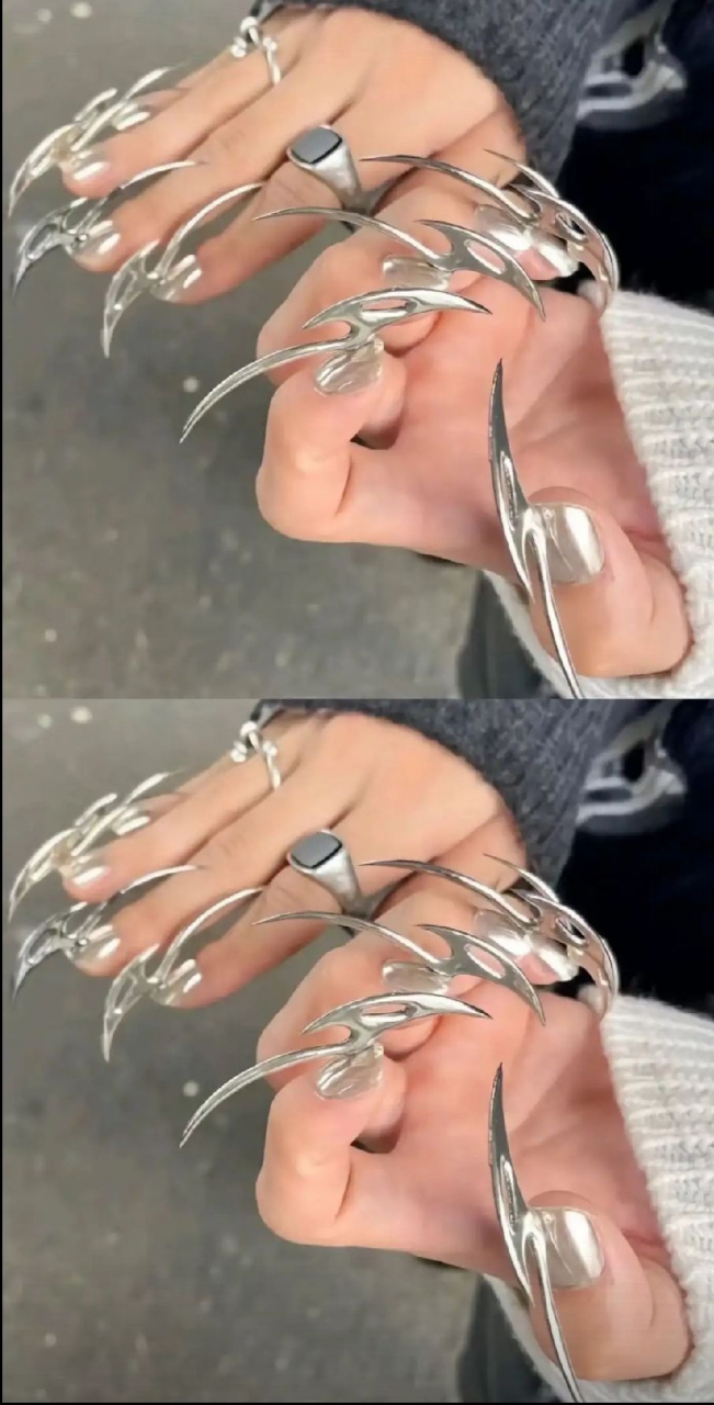 这是美甲!鹰爪!还是鸡爪