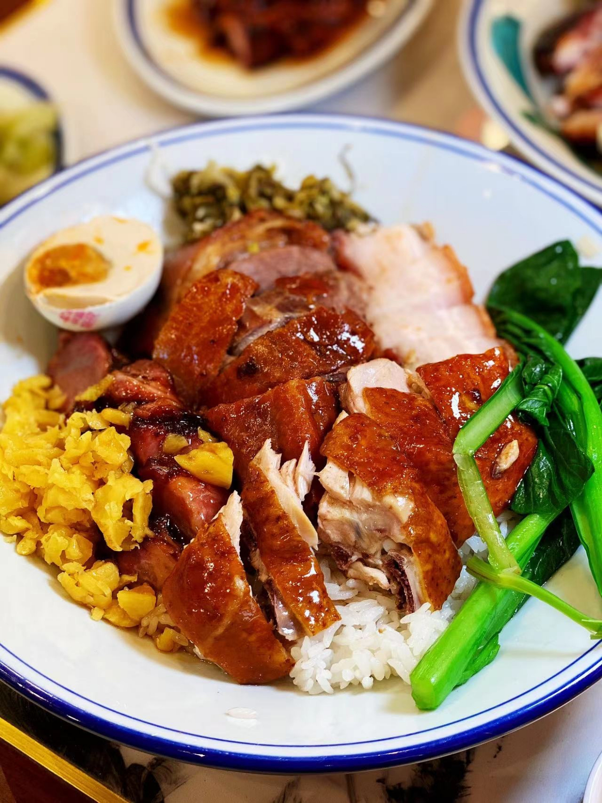 烧鹅饭吖我最爱吃.