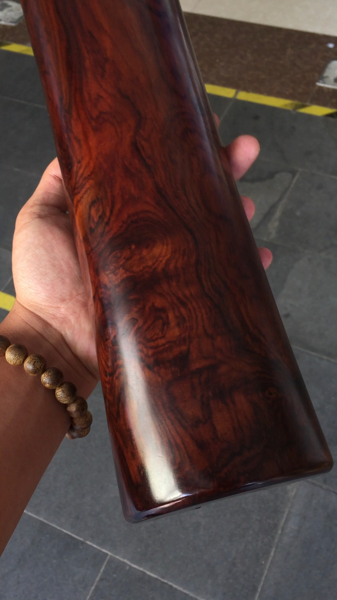 海南黄花梨紫油梨老料 枕头-度小视