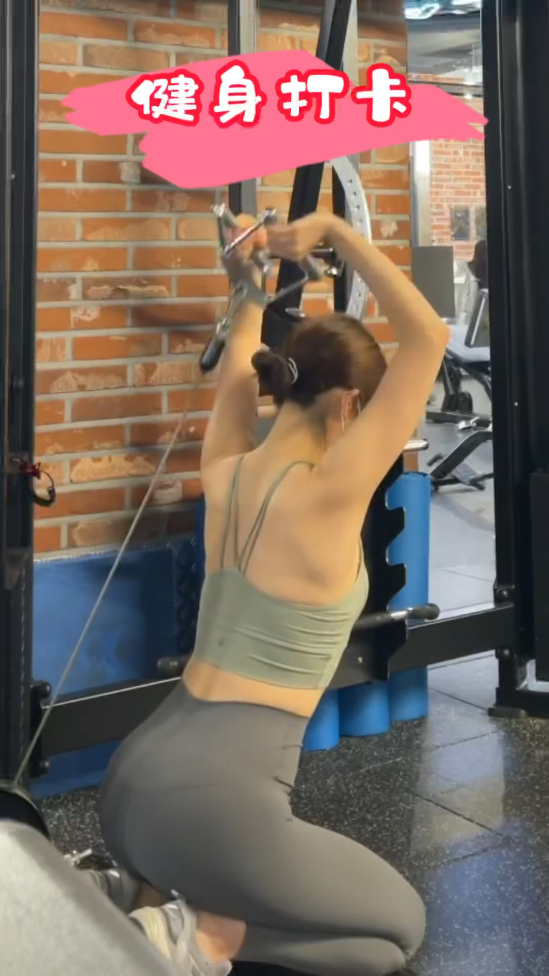 健身小姐姐,曲线唯美,身材曼妙