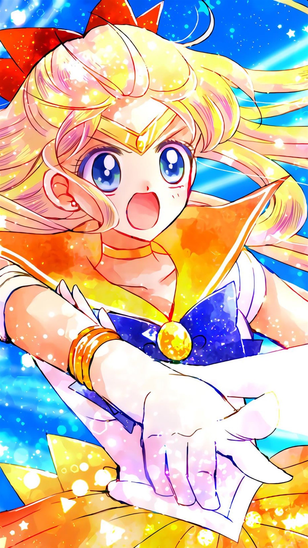 美少女战士同人插画,画风绚烂青春活力,你还记得她们的名字吗?