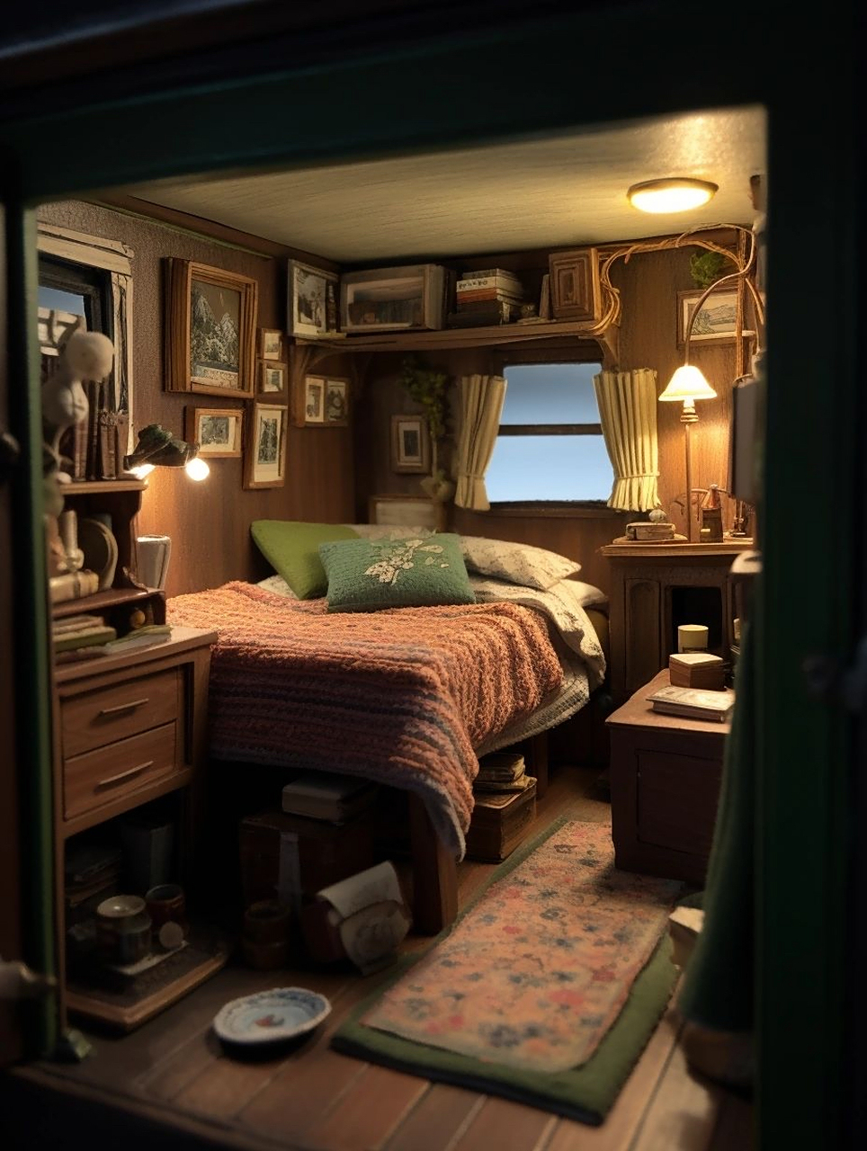 渴望有一个属于自己的小角落,一处被心爱之物填满的温馨空间