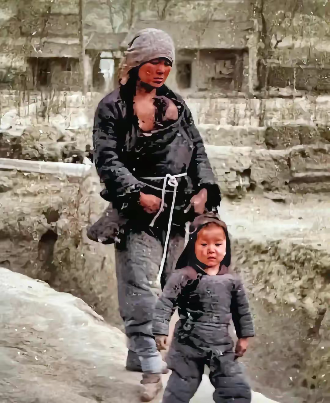 逃难路上的母爱:揭秘1942年河南大饥荒的真实面目