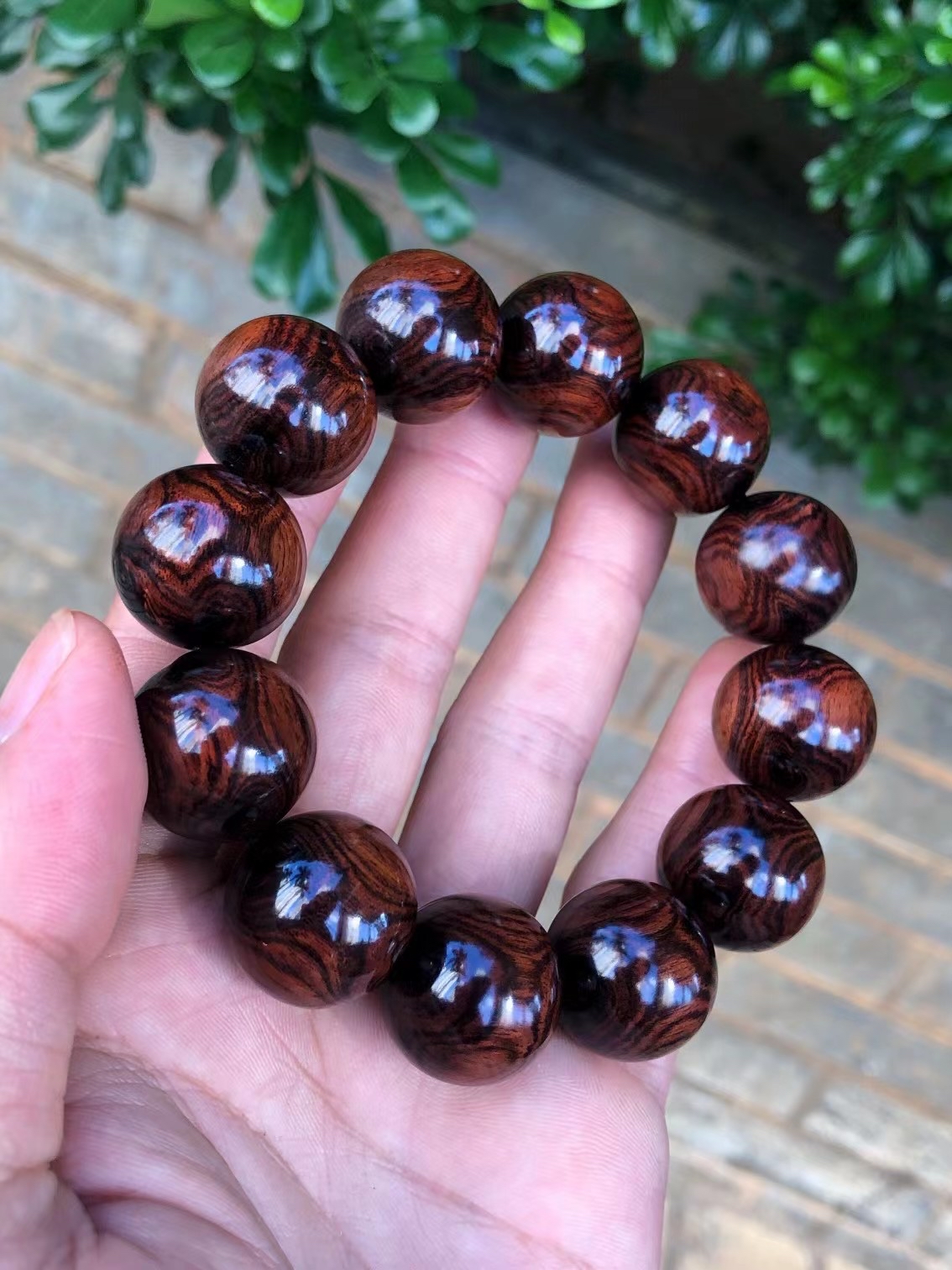 极品海南黄花梨紫油梨2.0cm对眼,大黑线x纹,木质细腻质感