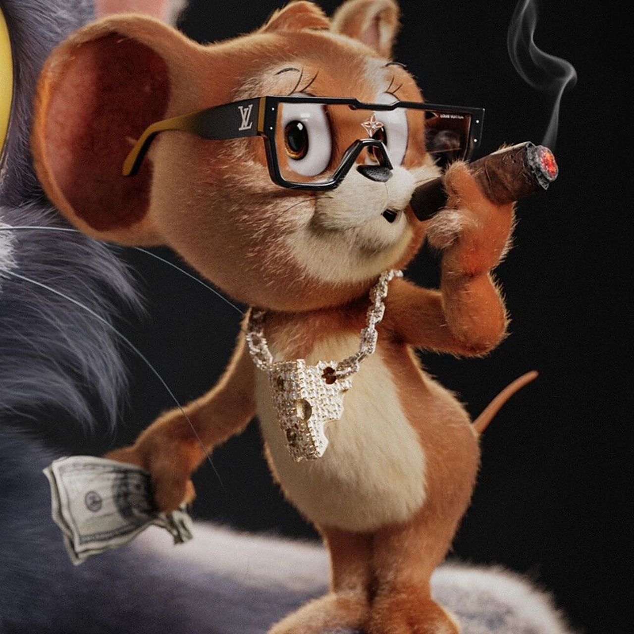 今日推荐:gal yosef|||gal yosef 3d艺术家 美国迈阿密 #猫和老鼠