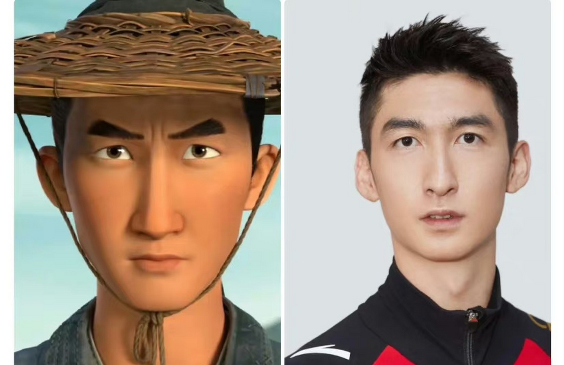 李白杜甫和高适真的不是照着郑云龙金世佳和武大靖建模的吗,这也太像