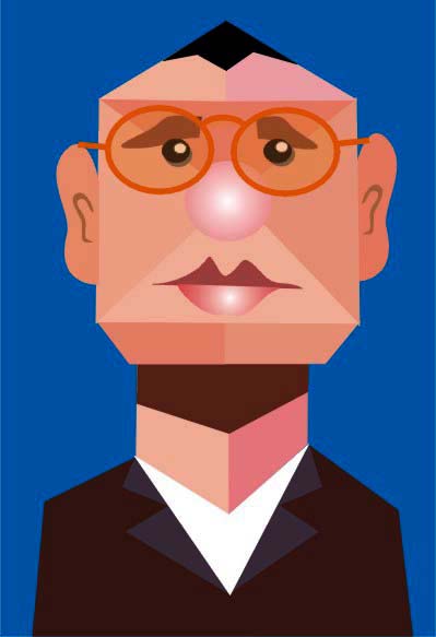 一组上热搜的政经体育娱乐名人漫画像