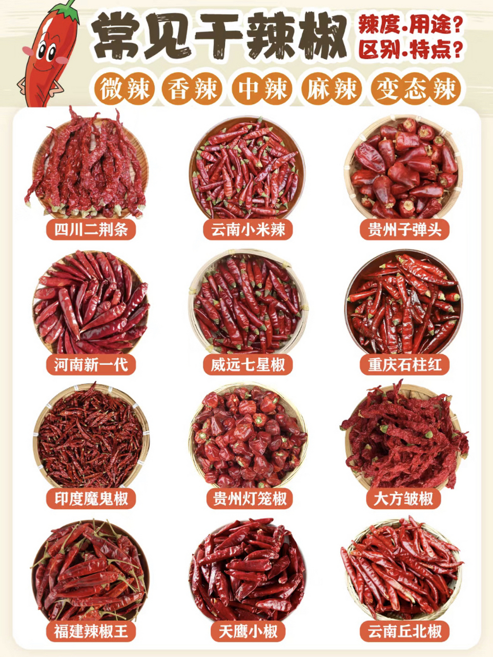 中国辣椒品种大全图片
