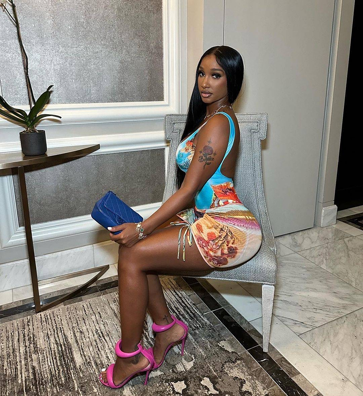 凯尔特人球星杰伦·布朗的绯闻女友bernice burgos,不仅是位网络名媛