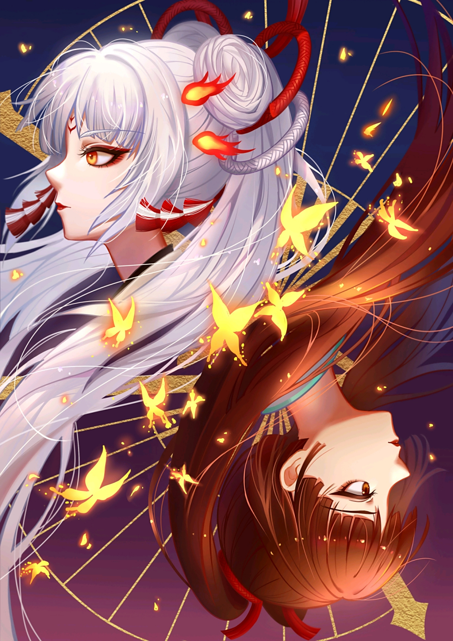 阴阳师不知火精美壁纸分享#阴阳师# #不知火