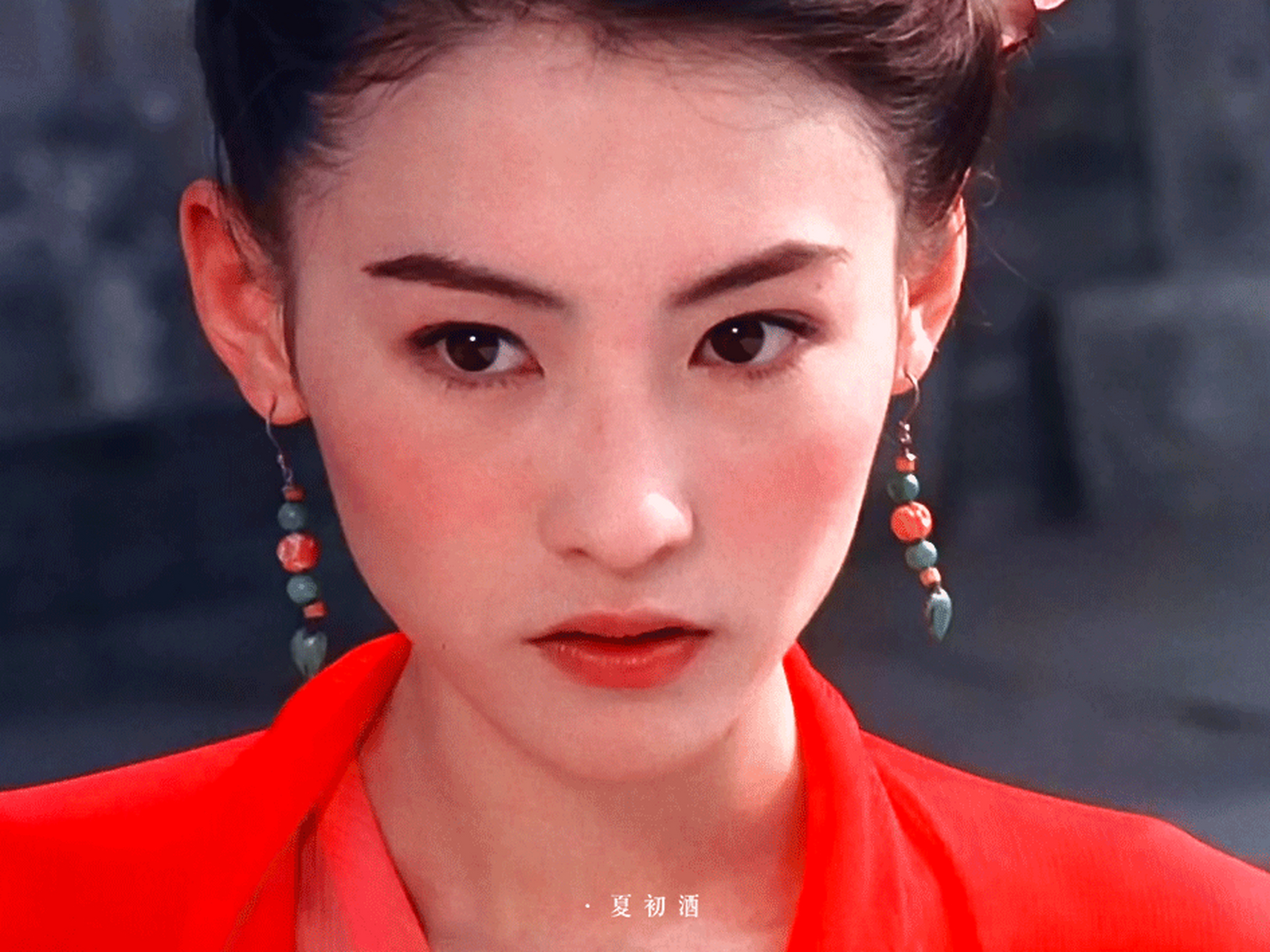 张柏芝素颜状态好棒啊!