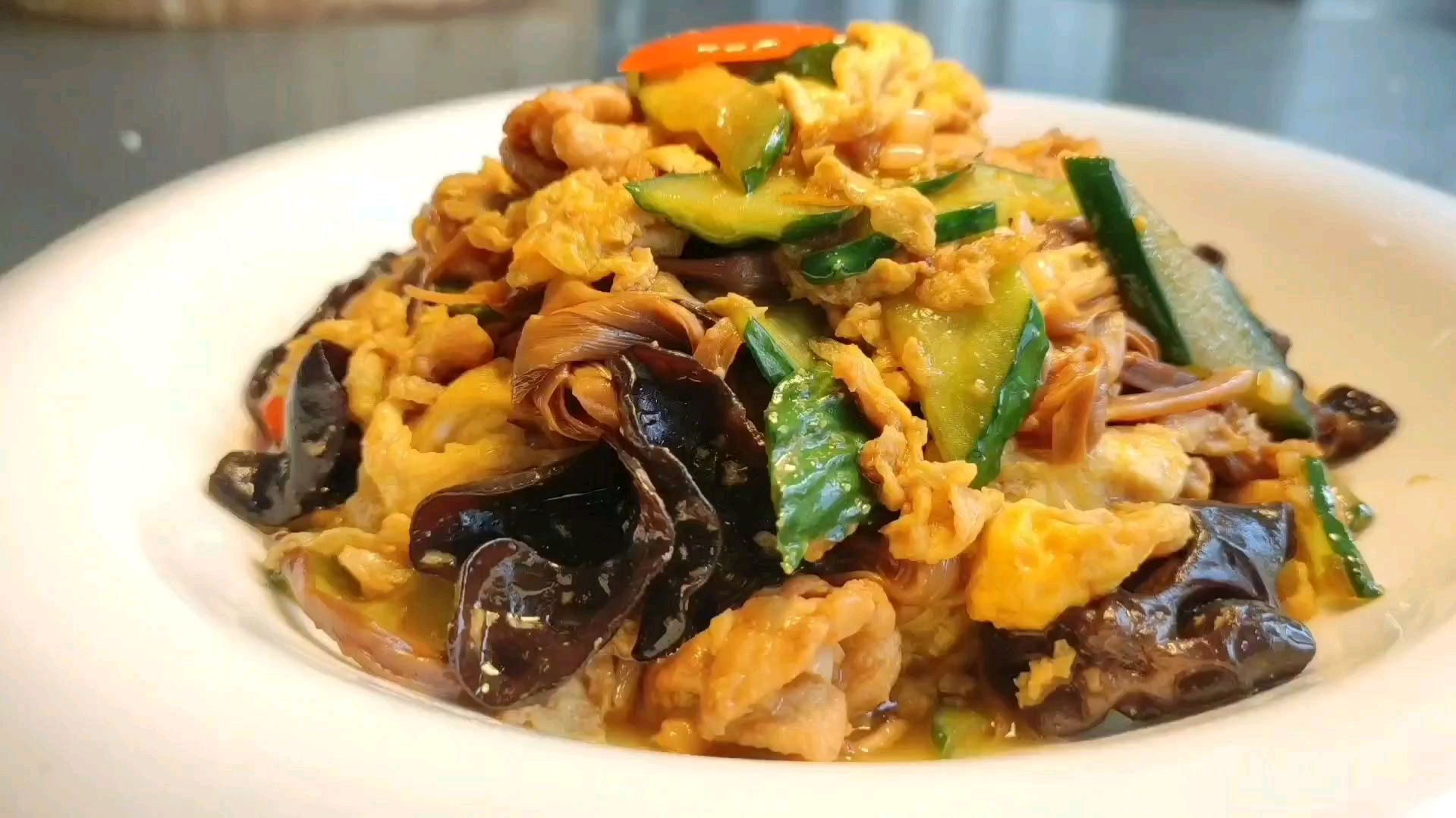 厨师教你“木须肉”不一般的做法,味道很香,学会尝尝有啥不同