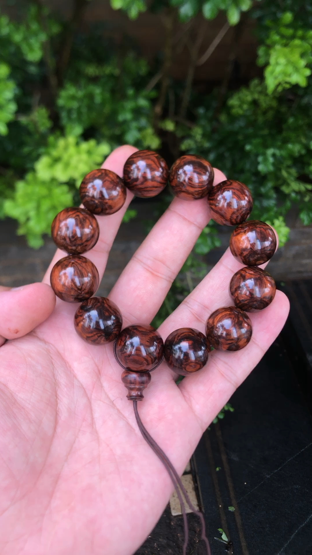海南黄花梨手串蜘蛛纹2.0规格-度小视