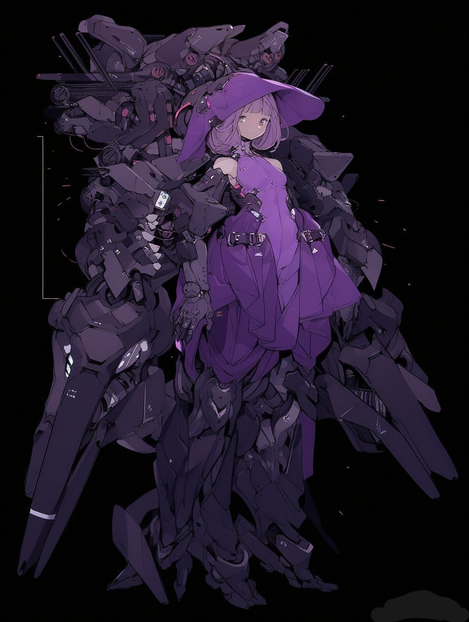 动漫# #插画# #机甲