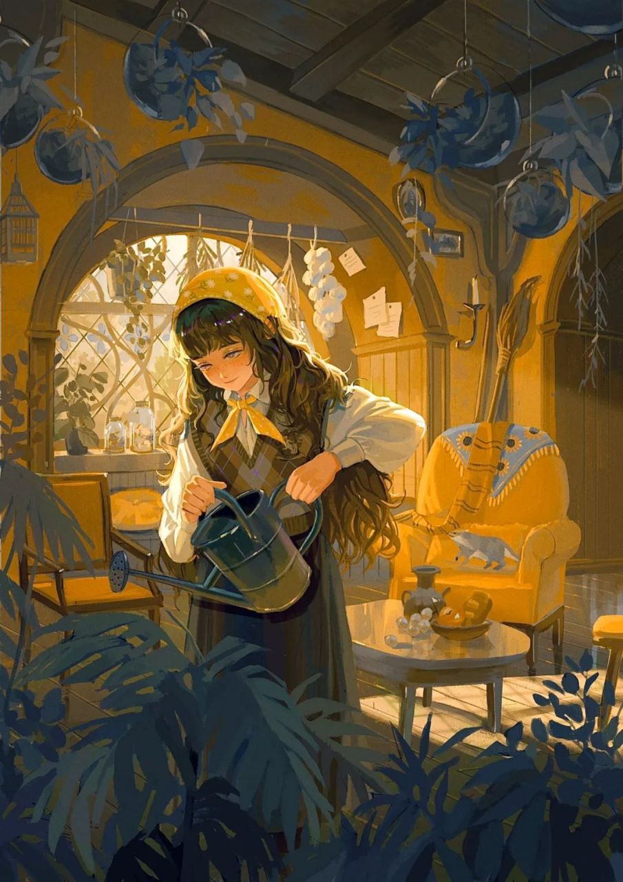 哈利波特插画,魔法学校什么时候开学啊