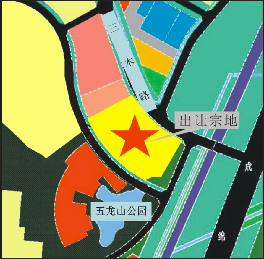 新都区三河街道一宗457亩商业用地原定于近期拍卖,现因故终止