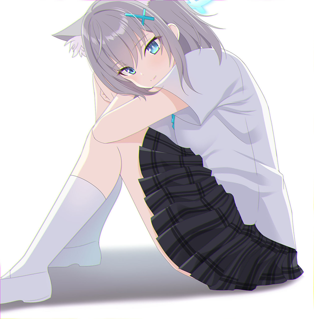 郁娇运动少女砂狼白子 画师:eko#乐享周末分享吧# #二次元美图# #我爱