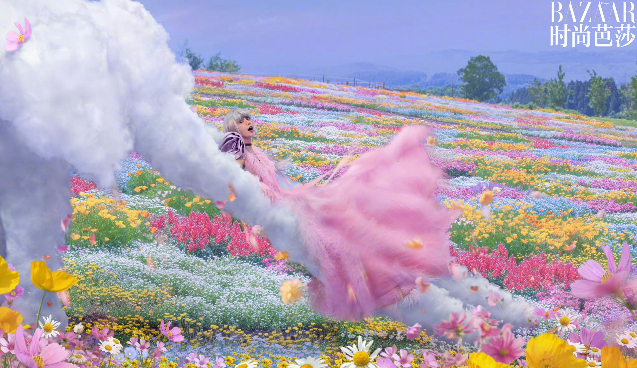 angelababy蝶恋花芭莎大片# #杨颖时尚芭莎七月刊封面# 一起来看陈 