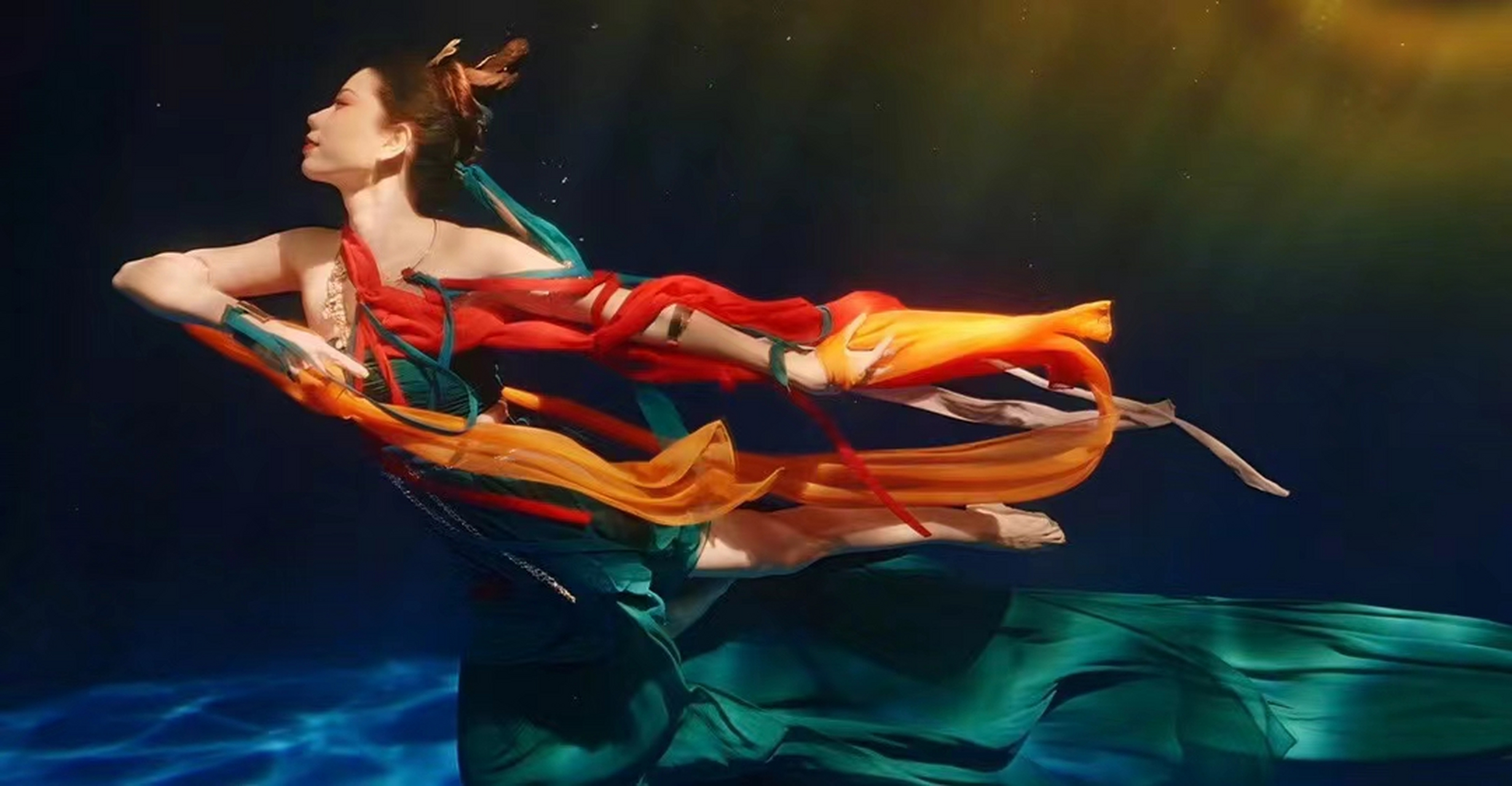 去年端午节河南卫视的水下洛神舞祈 去年端午节河南卫视的水下洛神舞