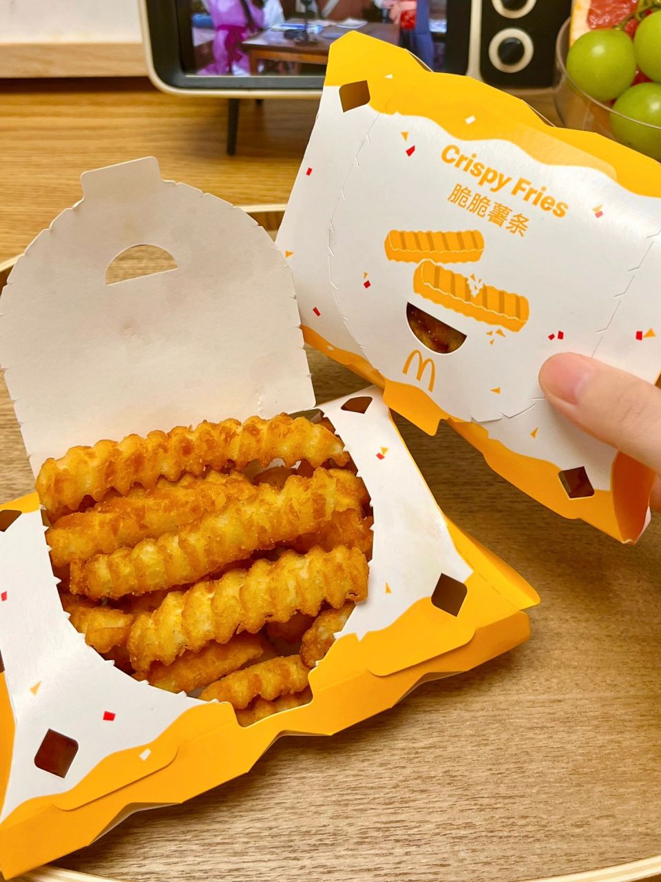 超美味的脆脆薯条,追剧吃太过瘾了!