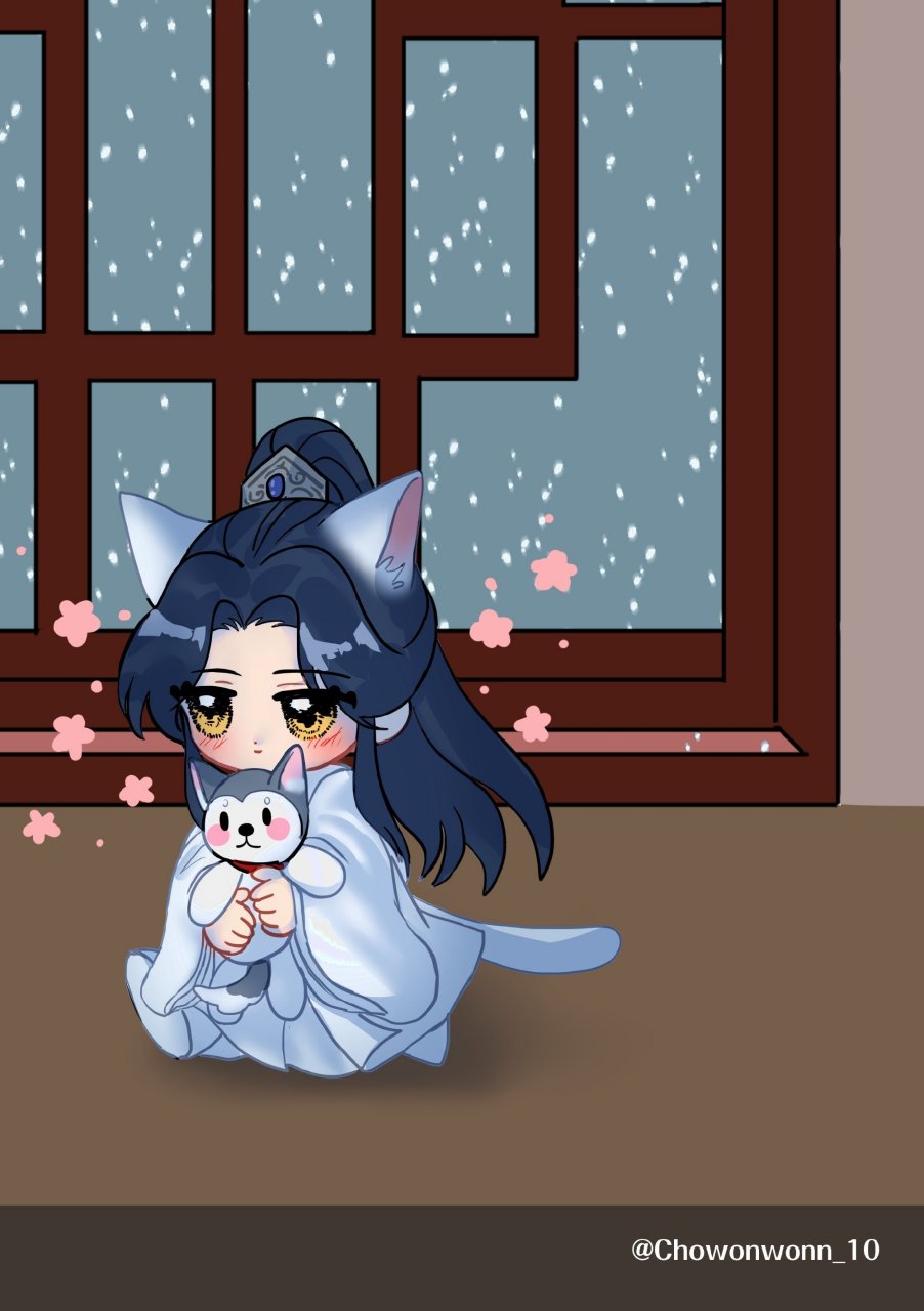 漫画#二哈与他的白猫师尊#小猫师尊 看雪.twi:chowonwonn_100