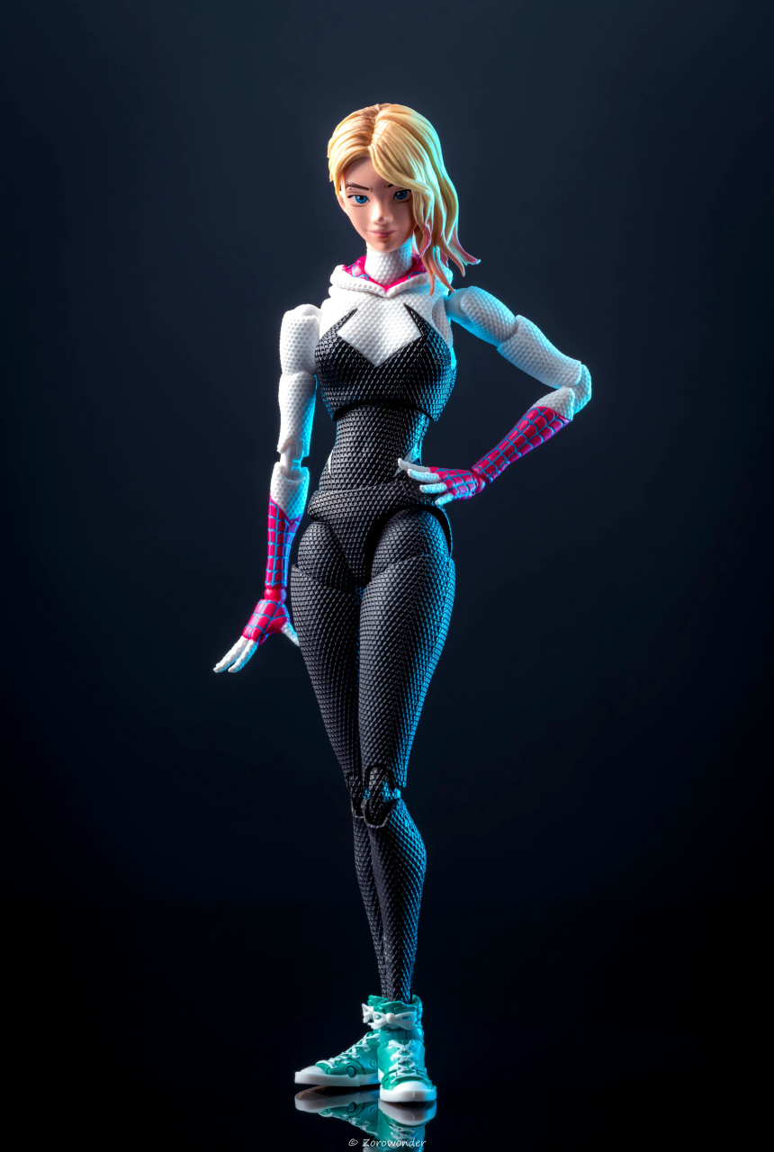 模型欣赏:shf 蜘蛛侠 纵横宇宙  蜘蛛女侠 格温,by zorowonder森.