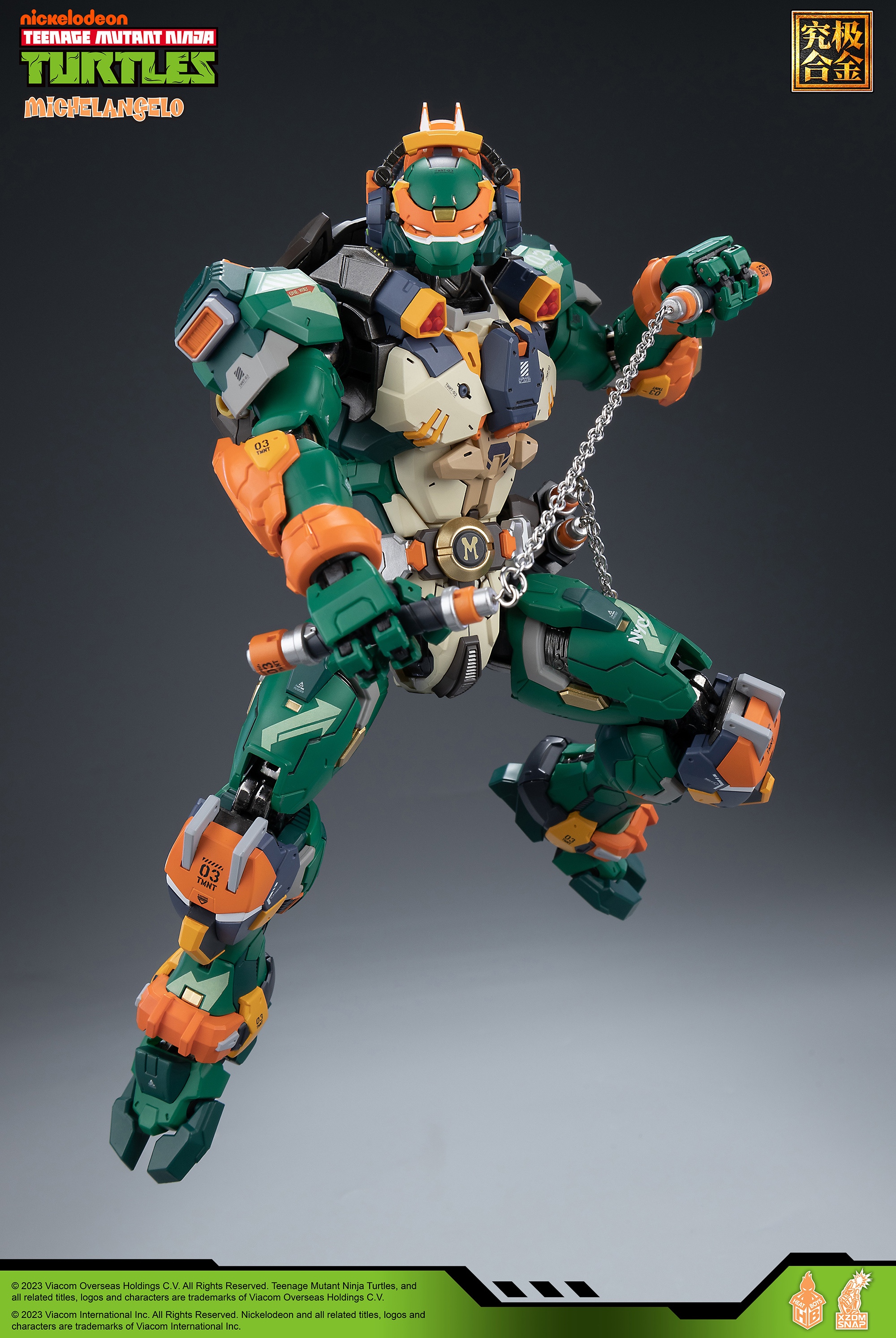 模型欣赏:机甲忍者龟 米开朗基罗