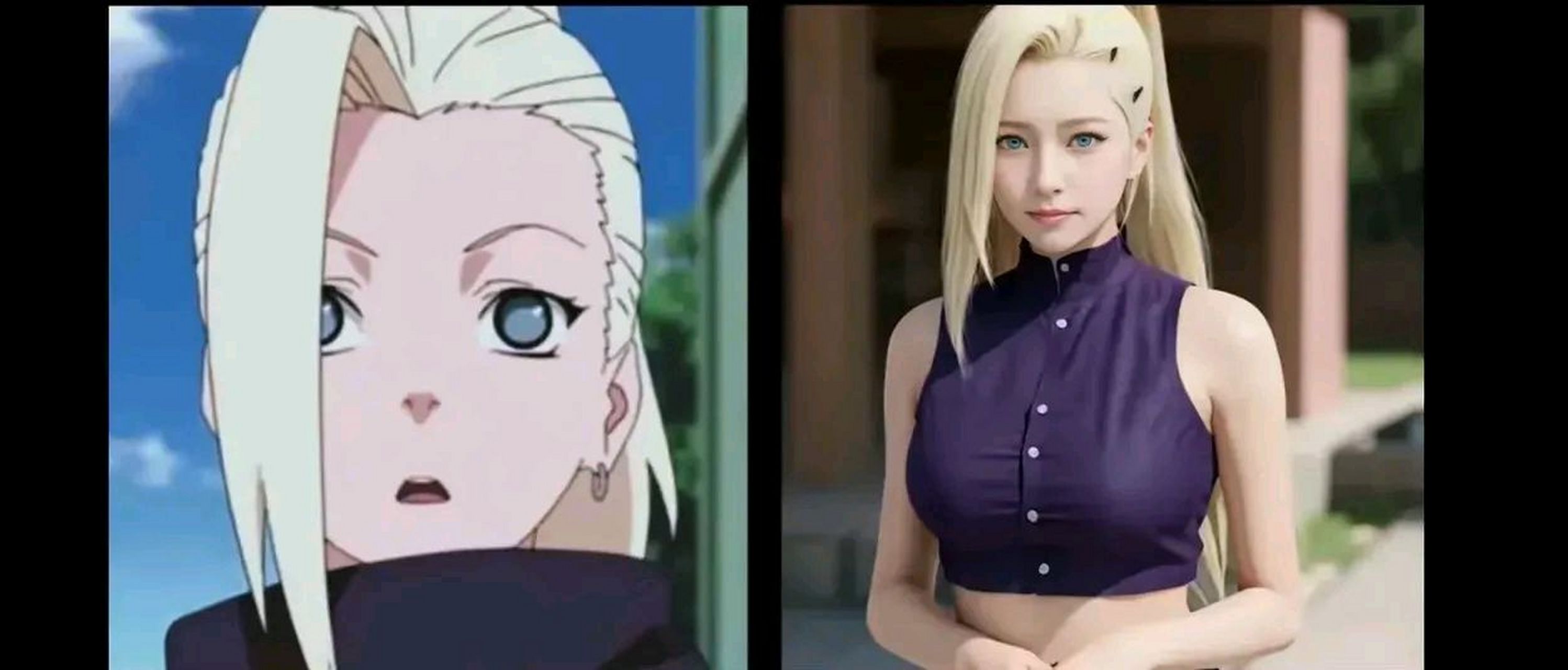 木叶四大美女的极品cos,小樱那个多少有点假#漫画