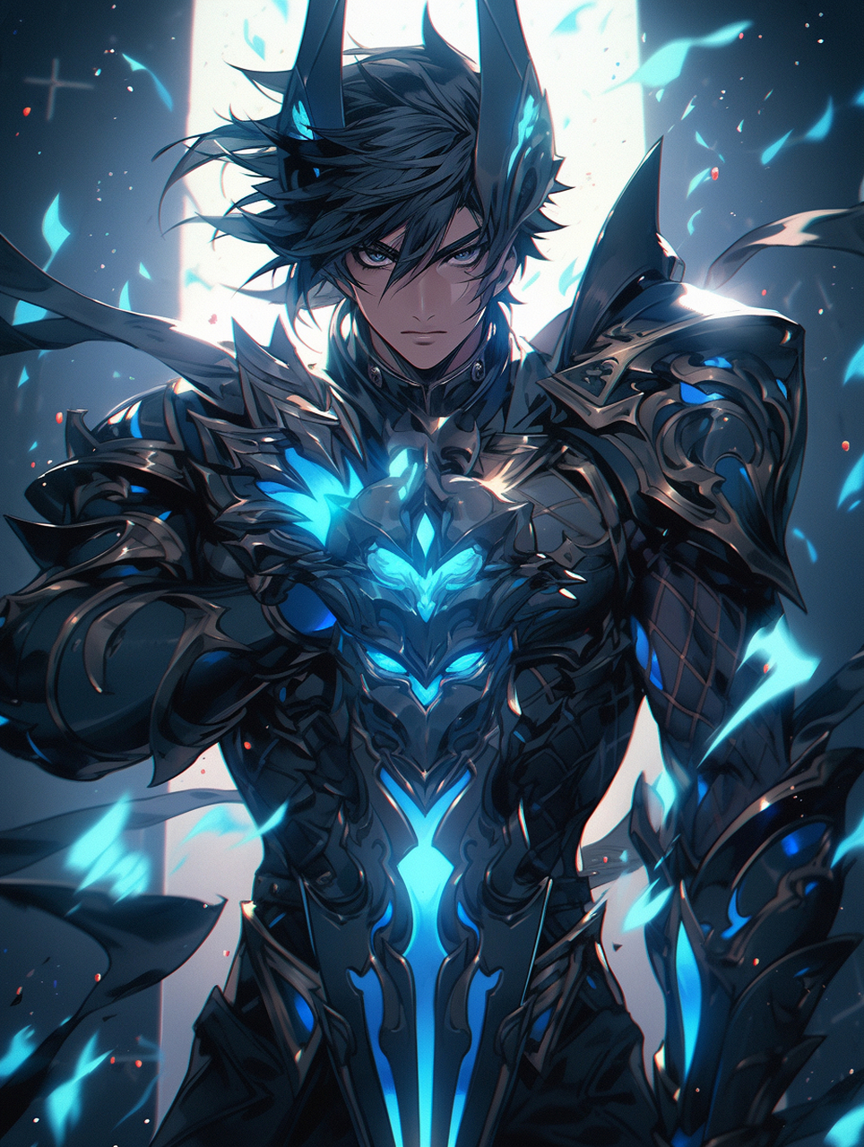 雄鹰不为暴风而折翼 群狼不因长夜而畏惧 #动漫头像# #ai共创计划