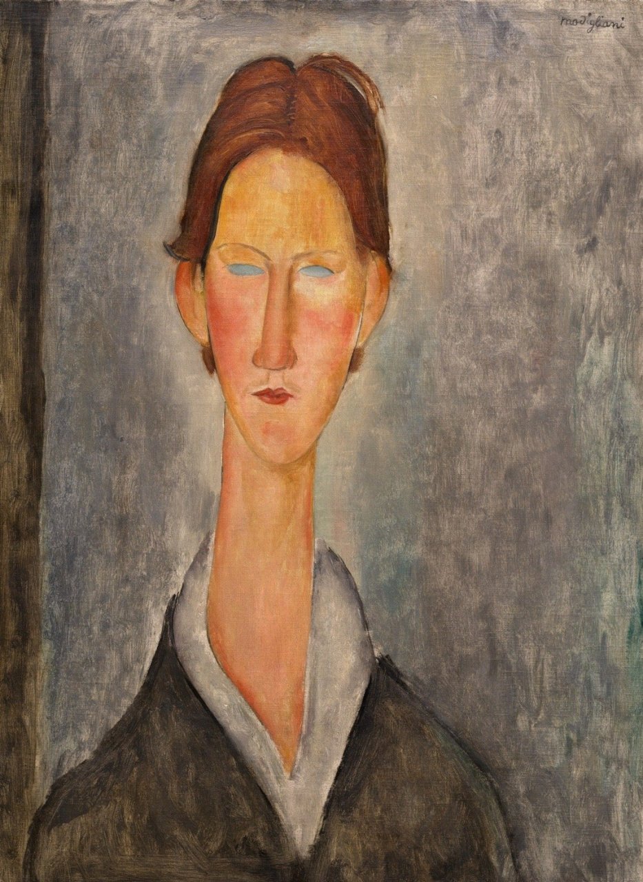 莫迪里阿尼(amedeo modigliani,1884-1920) 大部分肖像作品都在生命